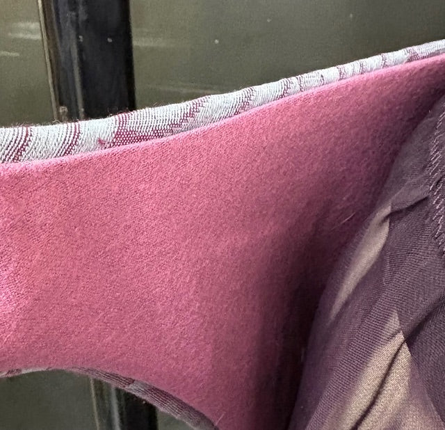 Sash in Vintage 80's fabric with Rhinestone Trim