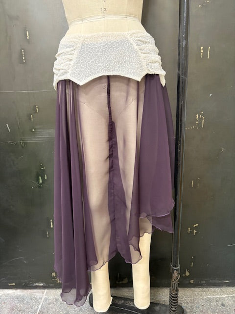 Sash with Sequins and Buckle Closure