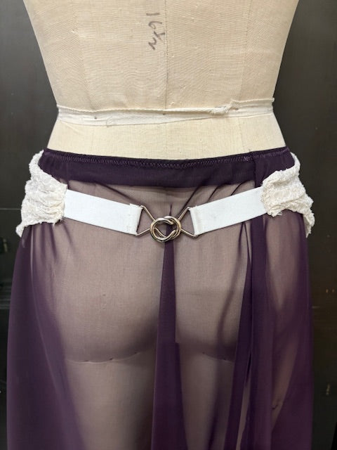 Sash with Sequins and Buckle Closure