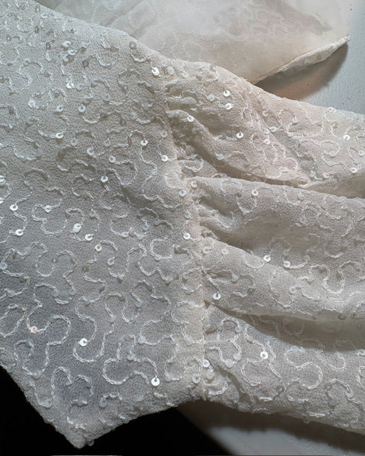 Sash with Sequins and Buckle Closure